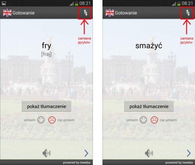 Zmiana J Zyka W Aplikacji Mobilnej Uczsiejezyka Pl